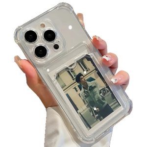 Funda con porta tarjetas antigolpes en esquinas