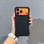 Funda magnética texturizada ondulada, protección antiimpacto en 4 esquinas, compatible con iPhone, Samsung y Xiaomi, colores clásicos - Miniatura 5